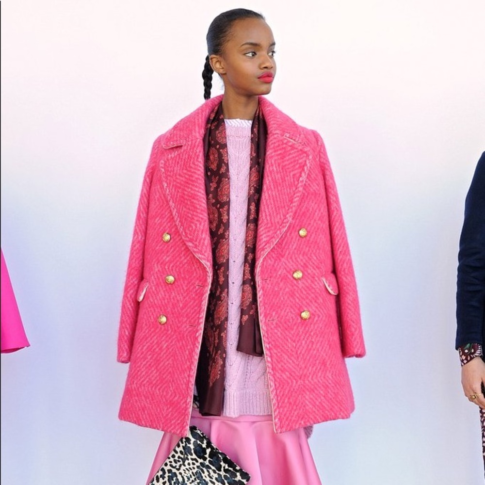 Diamond Tweed Coat